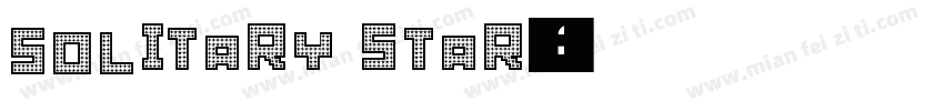 Solitary star字体转换